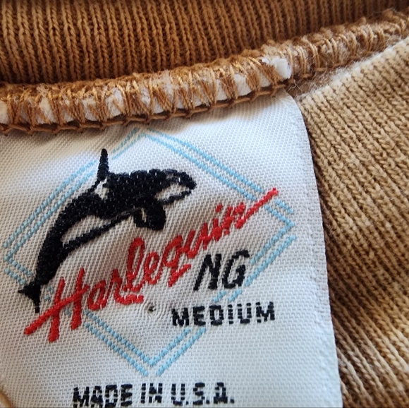 Vintage Tan Tiger Sweatshirt Medium - Picture 3 of 4